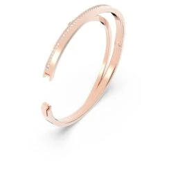 Swarovski Fresh Bangle Round Cut, White, Rose Gold-tone Plated -Fashion Accessories Store fresh bangle round cut white rose gold tone plated swarovski 5217727 2