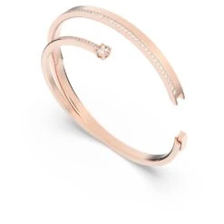 Swarovski Fresh Bangle Round Cut, White, Rose Gold-tone Plated -Fashion Accessories Store fresh bangle round cut white rose gold tone plated swarovski 5217727 3