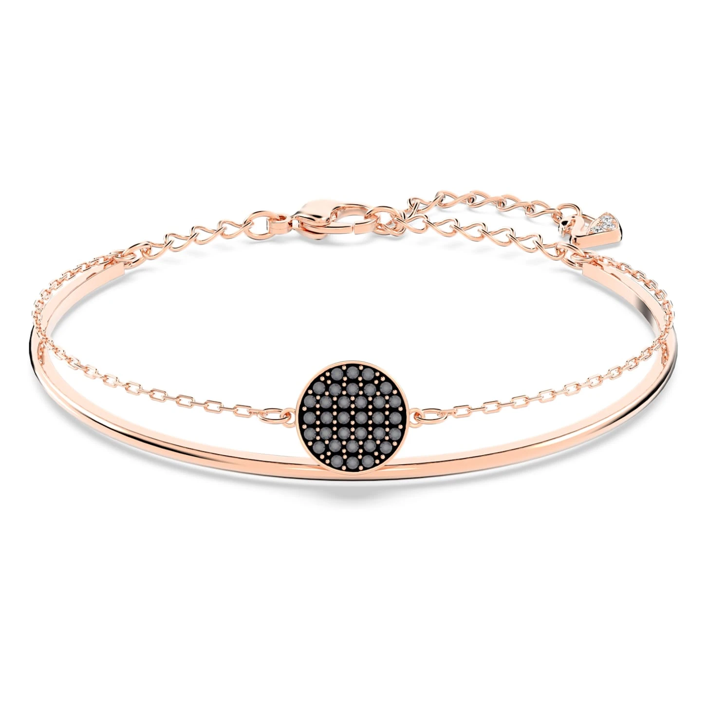 Swarovski Ginger Bangle Gray, Rose Gold-tone Plated 2 Swarovski Ginger Bangle Gray, Rose Gold-tone Plated - Image 2