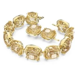 Swarovski Harmonia Bracelet Cushion Cut, Gold Tone, Gold-tone Plated -Fashion Accessories Store harmonia bracelet cushion cut gold tone gold tone plated swarovski 5642337 2
