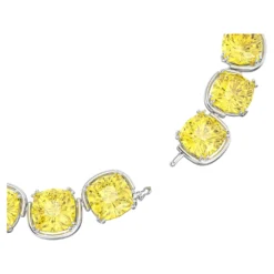 Swarovski Harmonia Choker Cushion Cut, Yellow, Rhodium Plated -Fashion Accessories Store harmonia choker cushion cut yellow rhodium plated swarovski 5616522 3