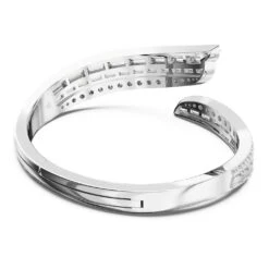 Swarovski Hyperbola Bangle Carbon Neutral Zirconia, Mixed Cuts, White, Rhodium Plated 10 Swarovski Hyperbola Bangle Carbon Neutral Zirconia, Mixed Cuts, White, Rhodium Plated -Fashion Accessories Store hyperbola bangle carbon neutral zirconia mixed cuts white rhodium plated swarovski 5652089 4