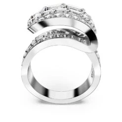 Swarovski Hyperbola Cocktail Ring Carbon Neutral Zirconia, Mixed Cuts, White, Rhodium Plated 10 Swarovski Hyperbola Cocktail Ring Carbon Neutral Zirconia, Mixed Cuts, White, Rhodium Plated -Fashion Accessories Store hyperbola cocktail ring carbon neutral zirconia mixed cuts white rhodium plated swarovski 5652097 4