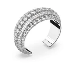 Swarovski Hyperbola Cuff Mixed Cuts, White, Rhodium Plated 7 Swarovski Hyperbola Cuff Mixed Cuts, White, Rhodium Plated -Fashion Accessories Store hyperbola cuff mixed cuts white rhodium plated swarovski 5598342 2