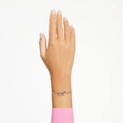 Swarovski Idyllia Bracelet Butterfly, Multicolored, Gold-tone Plated