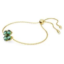 Swarovski Idyllia Bracelet Mixed Cuts, Clover, Green, Gold-tone Plated -Fashion Accessories Store idyllia bracelet mixed cuts clover green gold tone plated swarovski 5666585 2