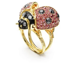 Swarovski Idyllia Cocktail Ring Ladybug, Red, Gold-tone Plated 9 Swarovski Idyllia Cocktail Ring Ladybug, Red, Gold-tone Plated -Fashion Accessories Store idyllia cocktail ring ladybug red gold tone plated swarovski 5666369 2