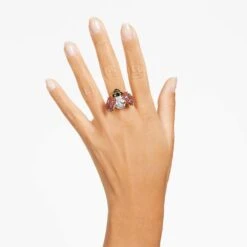 Swarovski Idyllia Cocktail Ring Ladybug, Red, Gold-tone Plated 13 Swarovski Idyllia Cocktail Ring Ladybug, Red, Gold-tone Plated -Fashion Accessories Store idyllia cocktail ring ladybug red gold tone plated swarovski 5666369 6