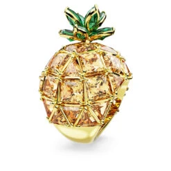 Swarovski Idyllia Cocktail Ring Pineapple, Multicolored, Gold-tone Plated 9 Swarovski Idyllia Cocktail Ring Pineapple, Multicolored, Gold-tone Plated -Fashion Accessories Store idyllia cocktail ring pineapple multicolored gold tone plated swarovski 5655322 3
