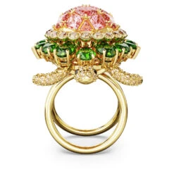 Swarovski Idyllia Cocktail Ring Turtle, Multicolored, Gold-tone Plated -Fashion Accessories Store idyllia cocktail ring turtle multicolored gold tone plated swarovski 5653069 4