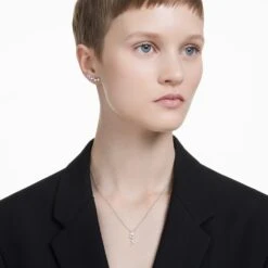 Swarovski Intimate Ear Cuffs Diamond TCW 1.10 Carat, 14K White Gold