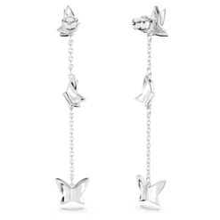 Swarovski Lilia Drop Earrings Butterfly, Blue, Rhodium Plated -Fashion Accessories Store lilia drop earrings butterfly blue rhodium plated swarovski 5662182 4