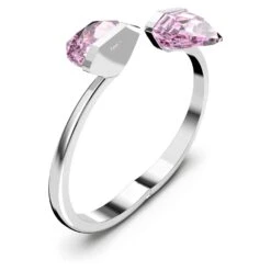 Swarovski Lucent Bangle Magnetic Closure, Oversized Crystal, Pink, Stainless Steel -Fashion Accessories Store lucent bangle magnetic closure oversized crystal pink stainless steel swarovski 5615110 2