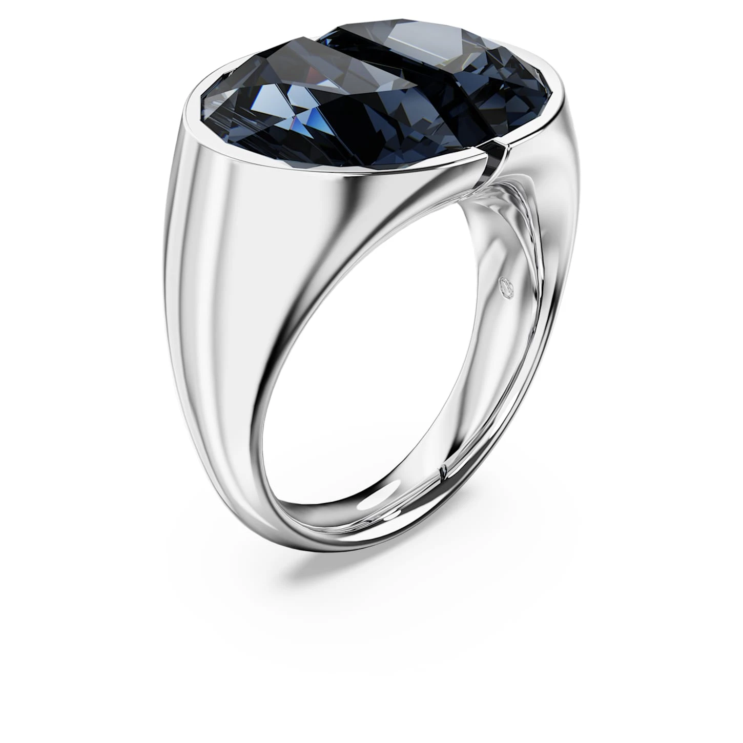 Swarovski Lucent Cocktail Ring Gray, Rhodium Plated 3 Swarovski Lucent Cocktail Ring Gray, Rhodium Plated - Image 3