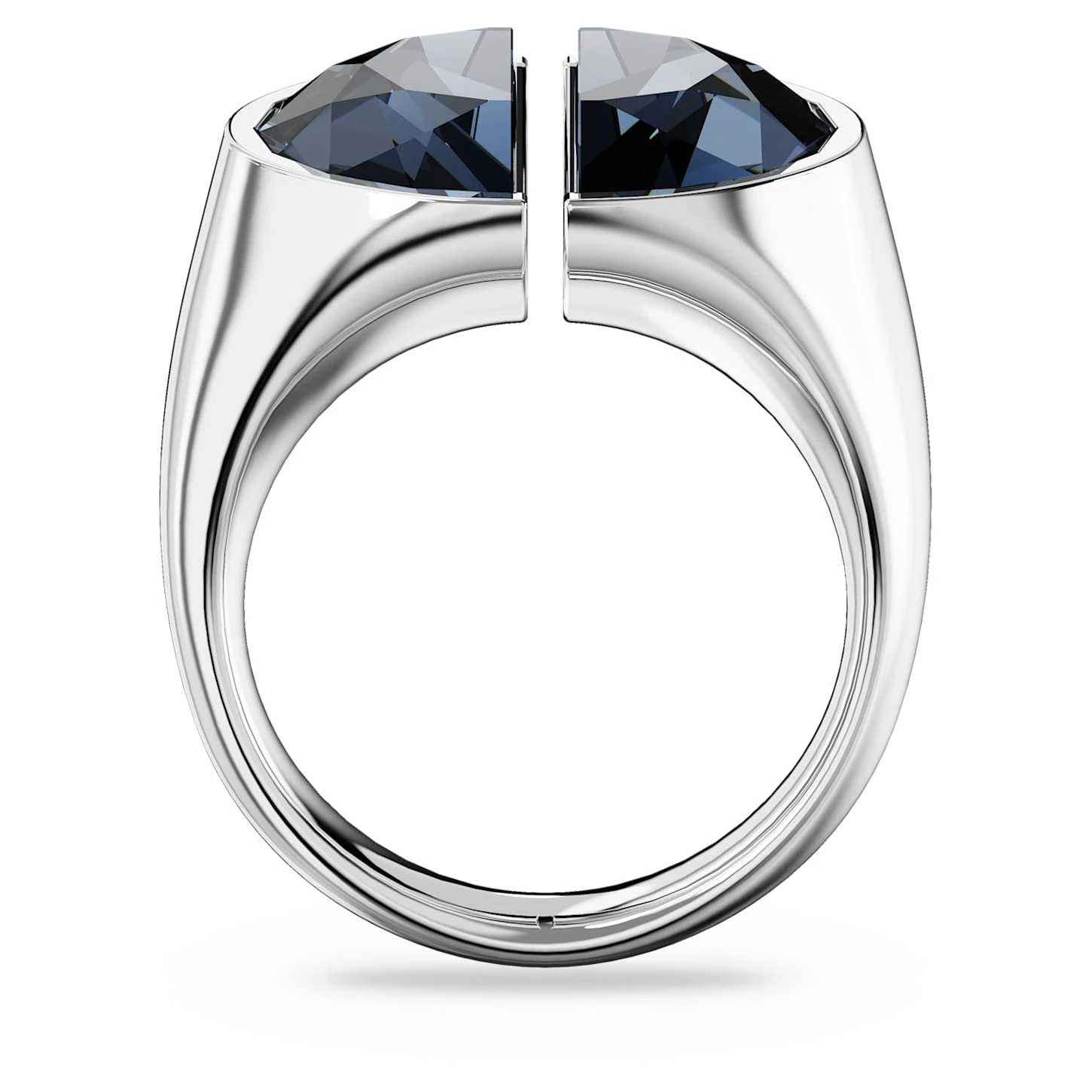 Swarovski Lucent Cocktail Ring Gray, Rhodium Plated 5 Swarovski Lucent Cocktail Ring Gray, Rhodium Plated - Image 5