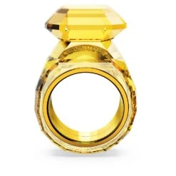 Swarovski Lucent Cocktail Ring Octagon Cut, Yellow 10 Swarovski Lucent Cocktail Ring Octagon Cut, Yellow -Fashion Accessories Store lucent cocktail ring octagon cut yellow swarovski 5608549 4
