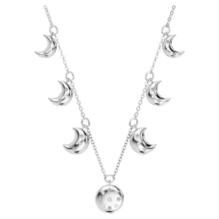 Swarovski Luna Choker Moon, White, Rhodium Plated -Fashion Accessories Store luna choker moon white rhodium plated swarovski 5666178 4