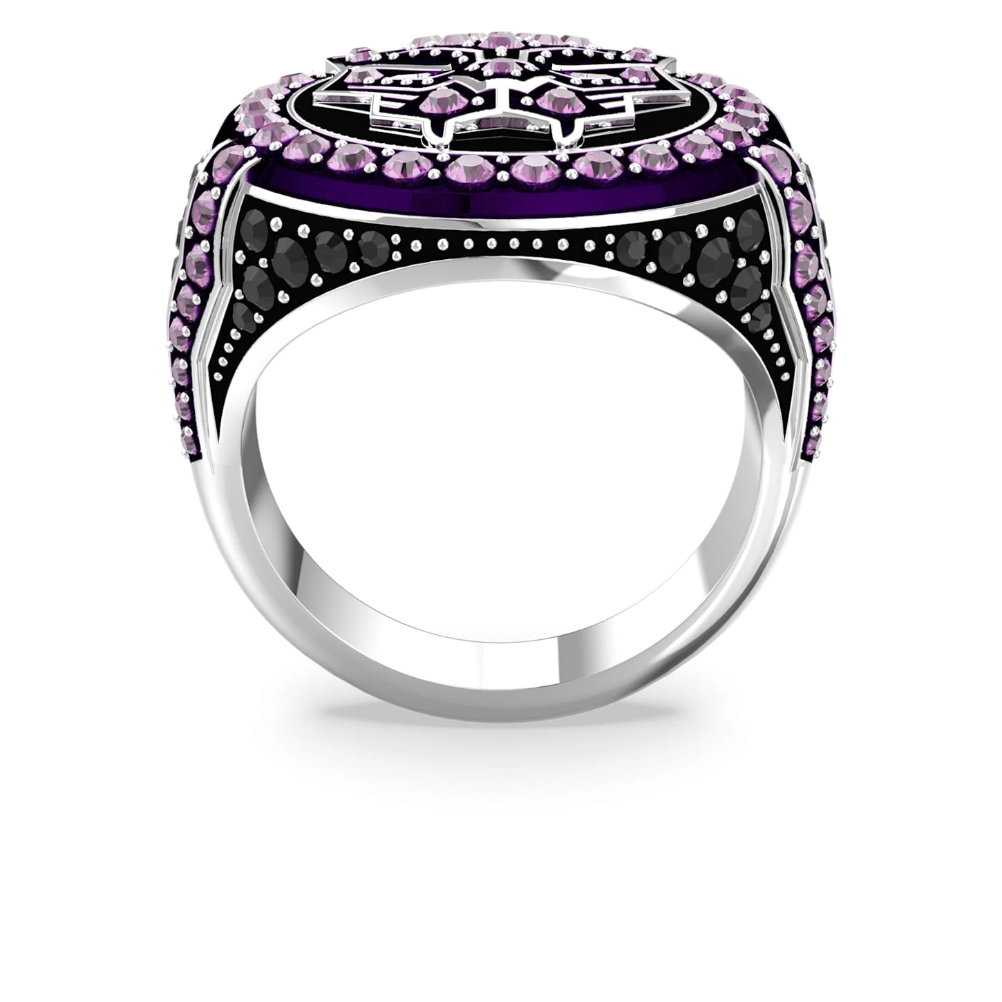 Swarovski Marvel Black Panther Ring Black Panther, Purple, Rhodium Plated 5 Swarovski Marvel Black Panther Ring Black Panther, Purple, Rhodium Plated - Image 5