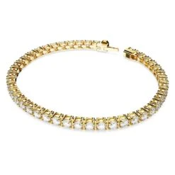 Swarovski Matrix Tennis Bracelet Round Cut, Small, White, Gold-tone Plated 7 Swarovski Matrix Tennis Bracelet Round Cut, Small, White, Gold-tone Plated -Fashion Accessories Store matrix tennis bracelet round cut small white gold tone plated swarovski 5657665 2