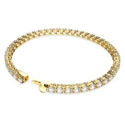 Swarovski Matrix Tennis Bracelet Round Cut, Small, White, Gold-tone Plated 9 Swarovski Matrix Tennis Bracelet Round Cut, Small, White, Gold-tone Plated -Fashion Accessories Store matrix tennis bracelet round cut small white gold tone plated swarovski 5657665 4