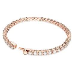 Swarovski Matrix Tennis Bracelet Round Cut, Small, White, Rose Gold-tone Plated 9 Swarovski Matrix Tennis Bracelet Round Cut, Small, White, Rose Gold-tone Plated -Fashion Accessories Store matrix tennis bracelet round cut small white rose gold tone plated swarovski 5657659 4