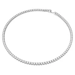 Swarovski Matrix Tennis Set Round Cut, White, Rhodium Plated 10 Swarovski Matrix Tennis Set Round Cut, White, Rhodium Plated -Fashion Accessories Store matrix tennis set round cut white rhodium plated swarovski 5647730 2