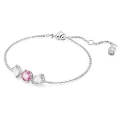Swarovski Mesmera Bracelet Mixed Cuts, Pink, Rhodium Plated 7 Swarovski Mesmera Bracelet Mixed Cuts, Pink, Rhodium Plated -Fashion Accessories Store mesmera bracelet mixed cuts pink rhodium plated swarovski 5668361 2