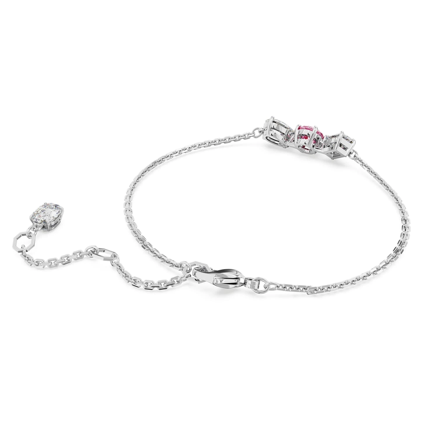 Swarovski Mesmera Bracelet Mixed Cuts, Pink, Rhodium Plated 5 Swarovski Mesmera Bracelet Mixed Cuts, Pink, Rhodium Plated - Image 5