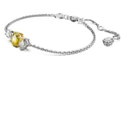 Swarovski Mesmera Bracelet Mixed Cuts, Yellow, Mixed Metal Finish 7 Swarovski Mesmera Bracelet Mixed Cuts, Yellow, Mixed Metal Finish -Fashion Accessories Store mesmera bracelet mixed cuts yellow mixed metal finish swarovski 5668362 2