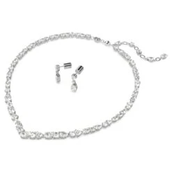 Swarovski Mesmera Set Mixed Cuts, White, Rhodium Plated 9 Swarovski Mesmera Set Mixed Cuts, White, Rhodium Plated -Fashion Accessories Store mesmera set mixed cuts white rhodium plated swarovski 5674306 2