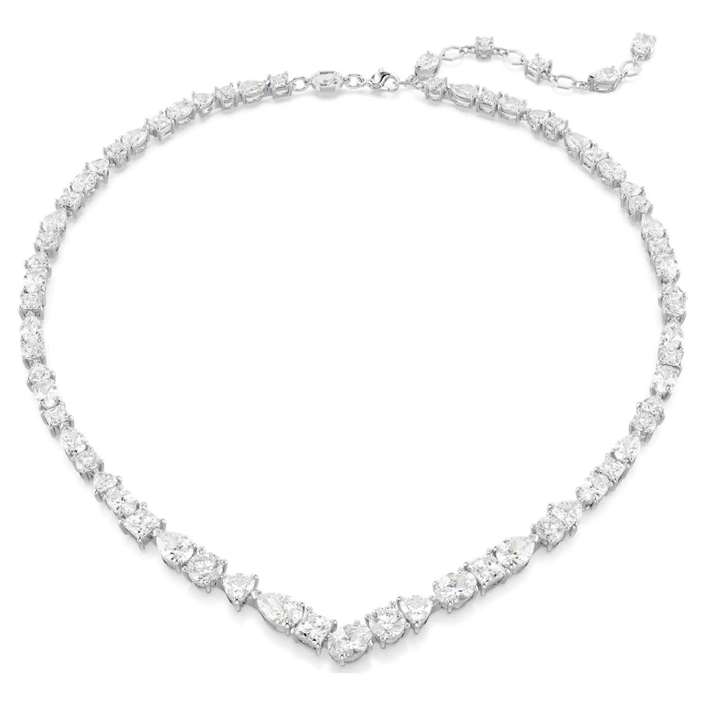 Swarovski Mesmera Set Mixed Cuts, White, Rhodium Plated 6 Swarovski Mesmera Set Mixed Cuts, White, Rhodium Plated - Image 6