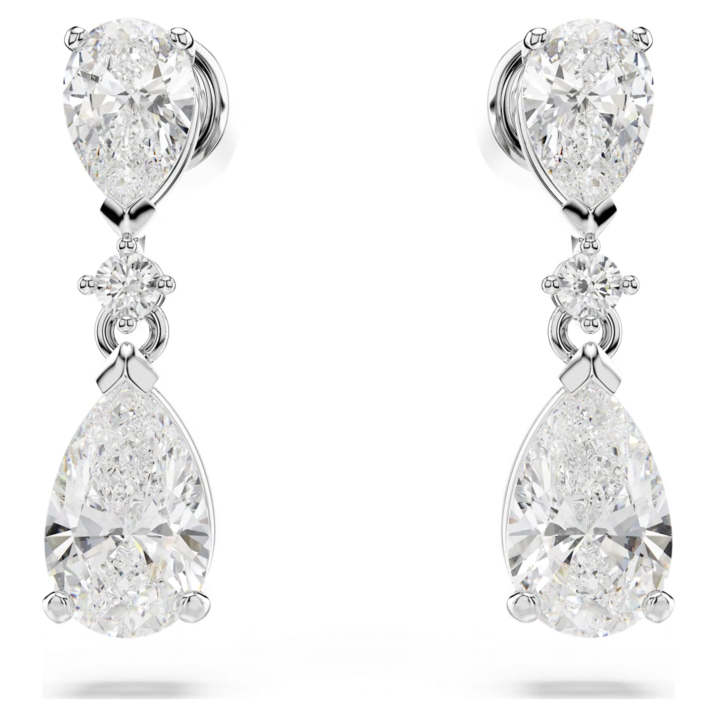 Swarovski Mesmera Set Mixed Cuts, White, Rhodium Plated 7 Swarovski Mesmera Set Mixed Cuts, White, Rhodium Plated - Image 7