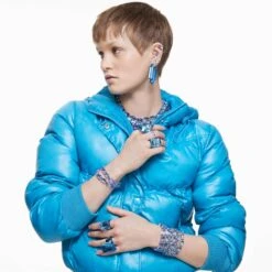 Swarovski Millenia Bracelet Octagon Cut, Blue, Rhodium Plated 9 Swarovski Millenia Bracelet Octagon Cut, Blue, Rhodium Plated -Fashion Accessories Store millenia bracelet octagon cut blue rhodium plated swarovski 5614927 4