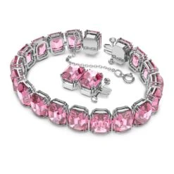 Swarovski Millenia Bracelet Octagon Cut, Pink, Rhodium Plated 11 Swarovski Millenia Bracelet Octagon Cut, Pink, Rhodium Plated -Fashion Accessories Store millenia bracelet octagon cut pink rhodium plated swarovski 5610363 2