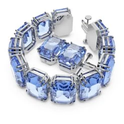 Swarovski Millenia Bracelet Oversized Crystals, Octagon Cut, Blue, Rhodium Plated 7 Swarovski Millenia Bracelet Oversized Crystals, Octagon Cut, Blue, Rhodium Plated -Fashion Accessories Store millenia bracelet oversized crystals octagon cut blue rhodium plated swarovski 5638491 2