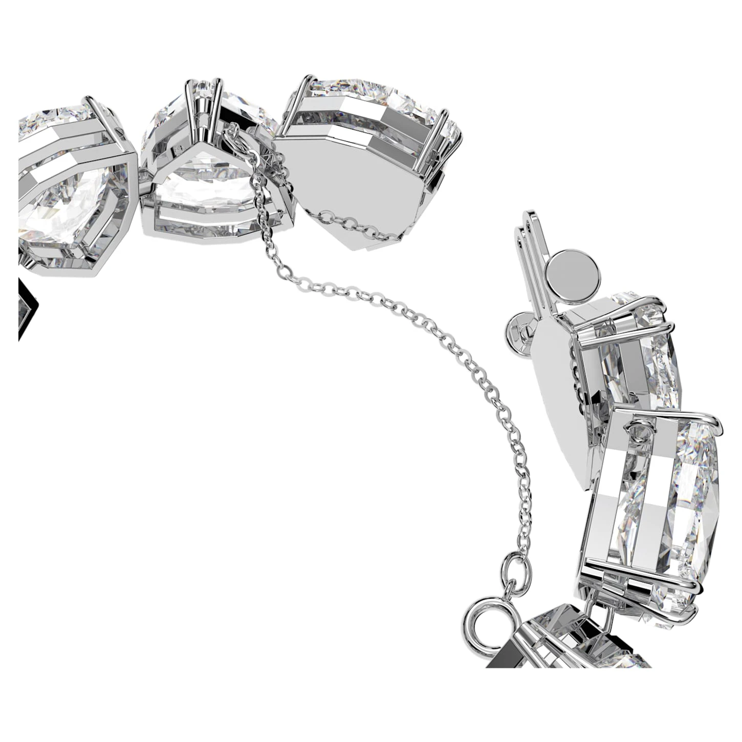 Swarovski Millenia Bracelet Oversized Crystals, Trilliant Cut, White, Rhodium Plated 4 Swarovski Millenia Bracelet Oversized Crystals, Trilliant Cut, White, Rhodium Plated - Image 4