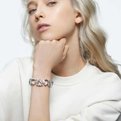 Swarovski Millenia Bracelet Oversized Crystals, Trilliant Cut, White, Rhodium Plated 9 Swarovski Millenia Bracelet Oversized Crystals, Trilliant Cut, White, Rhodium Plated -Fashion Accessories Store millenia bracelet oversized crystals trilliant cut white rhodium plated swarovski 5599194 4