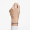 Swarovski Millenia Bracelet Square Cut, Small, White, Rhodium Plated