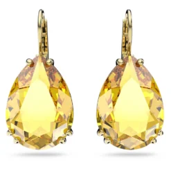 Swarovski Millenia Drop Earrings Pear Cut, Yellow, Gold-tone Plated -Fashion Accessories Store millenia drop earrings pear cut yellow gold tone plated swarovski 5619495 4