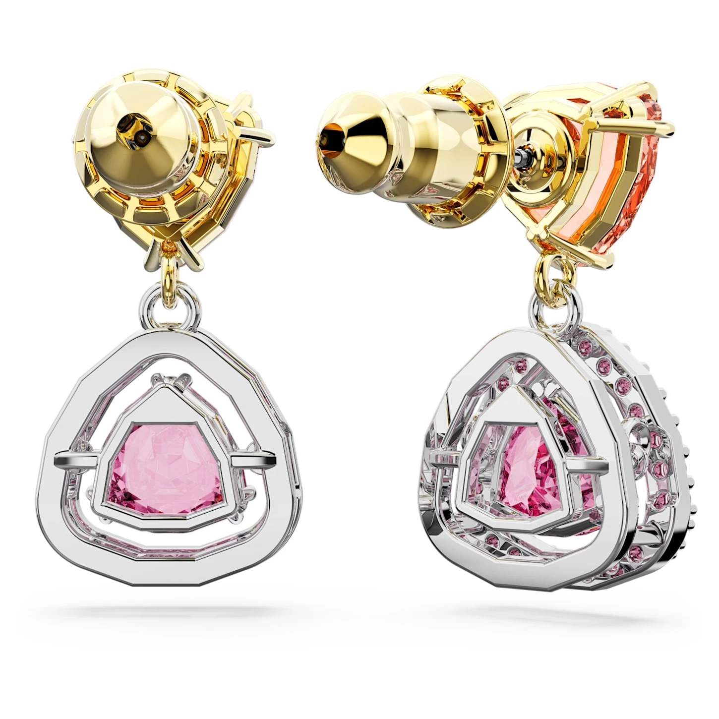 Swarovski Millenia Drop Earrings Trilliant Cut, Multicolored, Mixed Metal Finish 5 Swarovski Millenia Drop Earrings Trilliant Cut, Multicolored, Mixed Metal Finish - Image 5