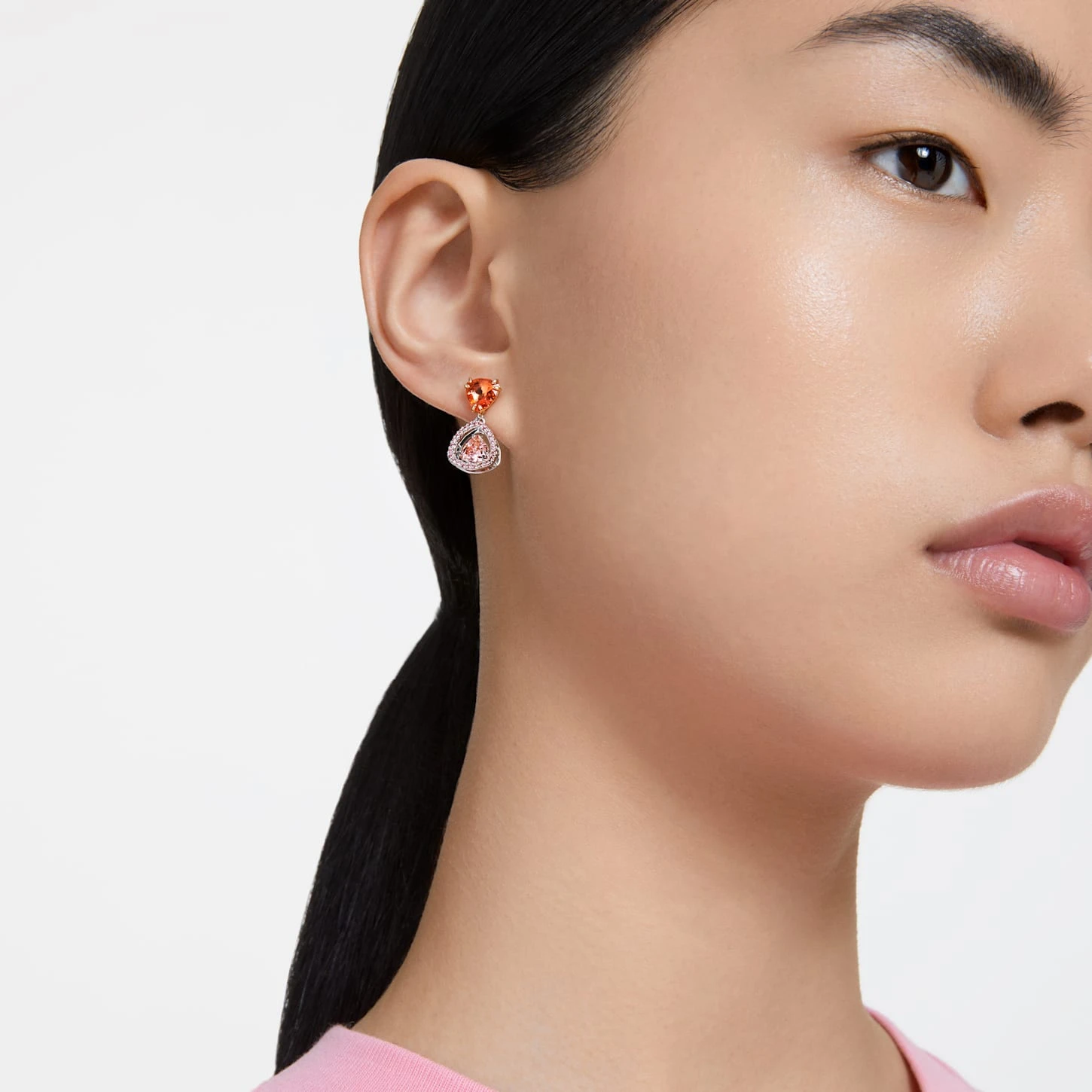 Swarovski Millenia Drop Earrings Trilliant Cut, Multicolored, Mixed Metal Finish 1 Swarovski Millenia Drop Earrings Trilliant Cut, Multicolored, Mixed Metal Finish