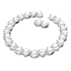 Swarovski Millenia Necklace Oversized Crystals, Trilliant Cut, White, Rhodium Plated -Fashion Accessories Store millenia necklace oversized crystals trilliant cut white rhodium plated swarovski 5599167 2