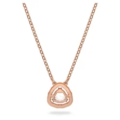 Swarovski Millenia Necklace Trilliant Cut, White, Rose Gold-tone Plated -Fashion Accessories Store millenia necklace trilliant cut white rose gold tone plated swarovski 5640292 4