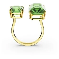 Swarovski Millenia Open Ring Octagon Cut, Green, Gold-tone Plated 9 Swarovski Millenia Open Ring Octagon Cut, Green, Gold-tone Plated -Fashion Accessories Store millenia open ring octagon cut green gold tone plated swarovski 5614923 4