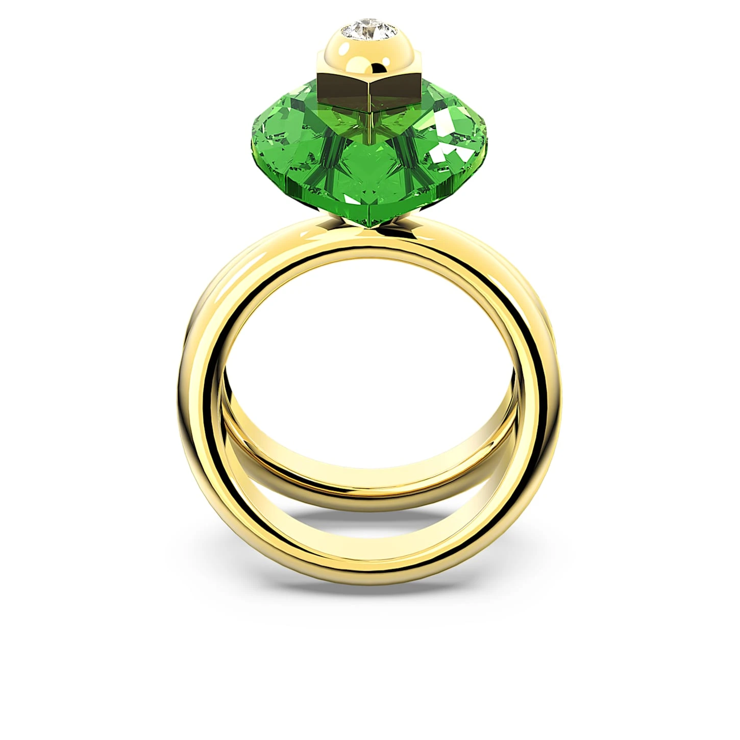 Swarovski Numina Ring Pear Cut, Green, Gold-tone Plated 5 Swarovski Numina Ring Pear Cut, Green, Gold-tone Plated - Image 5