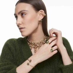 Swarovski Numina Ring Pear Cut, Green, Gold-tone Plated 11 Swarovski Numina Ring Pear Cut, Green, Gold-tone Plated -Fashion Accessories Store numina ring pear cut green gold tone plated swarovski 5619441 5