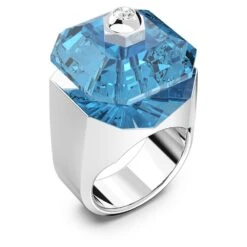 Swarovski Numina Ring Square Cut, Blue, Rhodium Plated 11 Swarovski Numina Ring Square Cut, Blue, Rhodium Plated -Fashion Accessories Store numina ring square cut blue rhodium plated swarovski 5614076 5