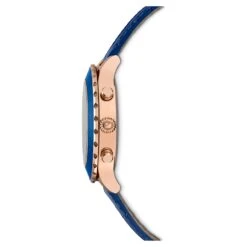 Swarovski Octea Lux Chrono Watch Swiss Made, Leather Strap, Blue, Rose Gold-tone Finish 7 Swarovski Octea Lux Chrono Watch Swiss Made, Leather Strap, Blue, Rose Gold-tone Finish -Fashion Accessories Store octea lux chrono watch swiss made leather strap blue rose gold tone finish swarovski 5563480 2