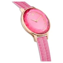 Swarovski Octea Nova Watch Swiss Made, Leather Strap, Pink, Rose Gold-tone Finish -Fashion Accessories Store octea nova watch swiss made leather strap pink rose gold tone finish swarovski 5650030 5