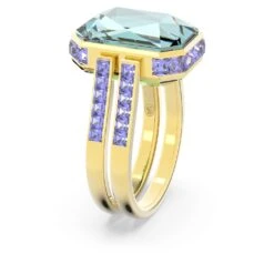 Swarovski Orbita Ring Octagon Cut, Multicolored, Gold-tone Plated 9 Swarovski Orbita Ring Octagon Cut, Multicolored, Gold-tone Plated -Fashion Accessories Store orbita ring octagon cut multicolored gold tone plated swarovski 5640248 3